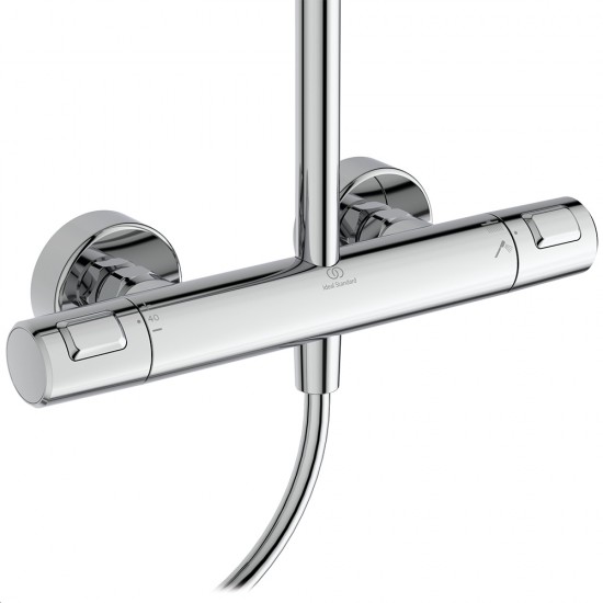 Душ система с термостатен смесител Ceratherm T125 Ideal Standard A7628AA